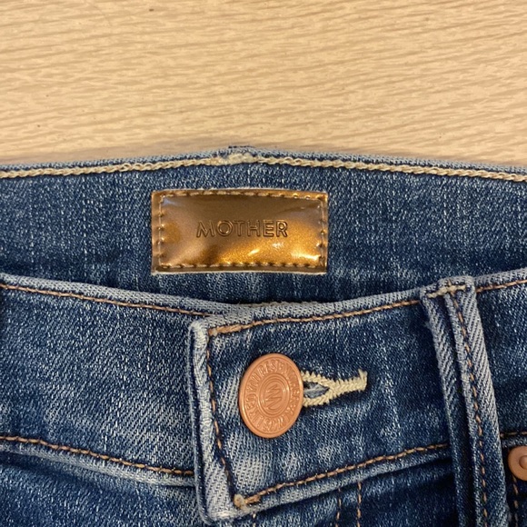 MOTHER “The Insider Crop Step Chew” Jeans - Picture 2 of 7